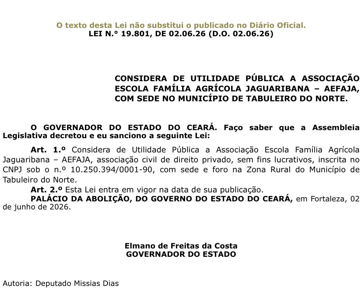 Reconhecimento Estadual